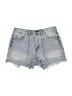 Altar'd State 100% Cotton Blue Denim Shorts Size M - photo 1