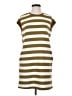 Unbranded Stripes Brown Casual Dress Size S - photo 1