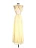 Lulus 100% Polyester Yellow Cocktail Dress Size S - photo 2