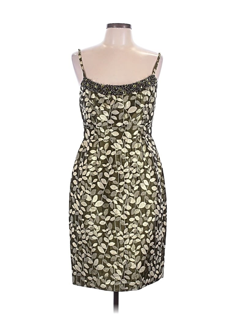 Pre-owned Maggy London Cocktail Dress In Gold