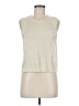 Assorted Brands Ivory Sleeveless T-Shirt Size M (estimated) - photo 1