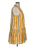 Nine West 100% Polyester Stripes Yellow Casual Dress Size XL - photo 4
