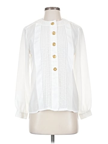 Worthington Long Sleeve Blouse (view 1)