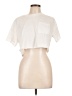 Social Culture Ivory Short Sleeve Turtleneck Size L - photo 1