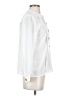 Worthington 100% Polyester White Long Sleeve Blouse Size 2 (petite) - photo 4
