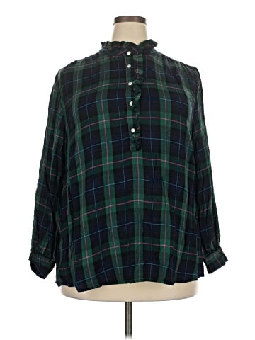Crown & Ivy Long Sleeve Blouse (view 1)
