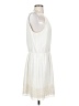 Express 100% Polyester Solid Ivory Casual Dress Size S - photo 4