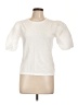 NATION LTD 100% Cotton White Short Sleeve Top Size L - photo 1