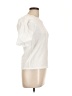 NATION LTD 100% Cotton White Short Sleeve Top Size L - photo 4