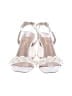 Lulus White Sandals Size 6 - photo 2