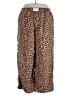 Shein 100% Polyester Animal Print Brown Casual Pants Size 3XL - photo 1