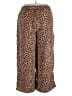 Shein 100% Polyester Animal Print Brown Casual Pants Size 3XL - photo 2