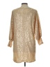 Unbranded 100% Polyester Metallic Gold Cocktail Dress Size L (estimated) - photo 2