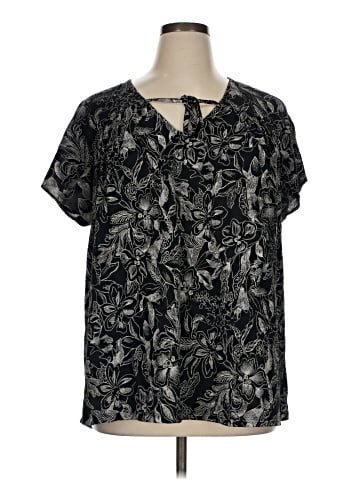 Lane Bryant Short Sleeve Blouse (view 1)