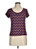 Assorted Brands Purple Short Sleeve Top Size M - photo 1