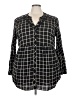 Torrid Black 3/4 Sleeve Blouse Size 3X Plus (3) - photo 1