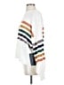 Lulus Stripes White Pullover Sweater Size S - photo 5