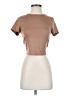 Gaze Tan Short Sleeve Top Size S - photo 1
