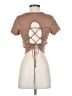 Gaze Tan Short Sleeve Top Size S - photo 2