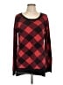 Arizona Jean Company 100% Cotton Plaid Red Pullover Sweater Size L - photo 1