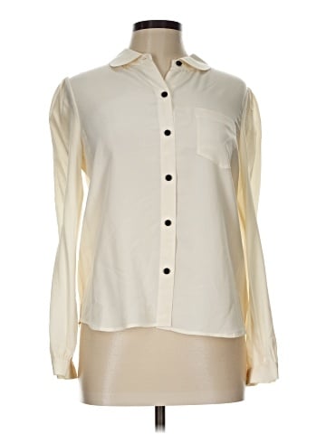 Kate Spade New York Long Sleeve Silk Top (view 1)