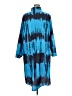Unbranded 100% Polyester Tie-dye Blue Casual Dress Size 5X - photo 2