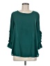 C established 1946 100% Polyester Teal 3/4 Sleeve Blouse Size M - photo 1