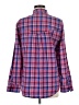 Express 100% Cotton Plaid Red Long Sleeve Button-Down Shirt Size M - photo 2