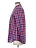Express 100% Cotton Plaid Red Long Sleeve Button-Down Shirt Size M - photo 5