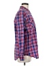 Express 100% Cotton Plaid Red Long Sleeve Button-Down Shirt Size M - photo 4