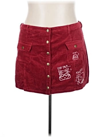 Dereon Denim Skirt (view 1)