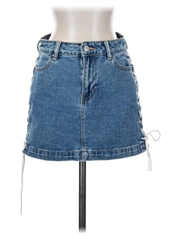PacSun Denim Skirt (view 1)