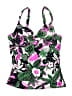 Assorted Brands Floral Green Swimsuit Top Size L - photo 1