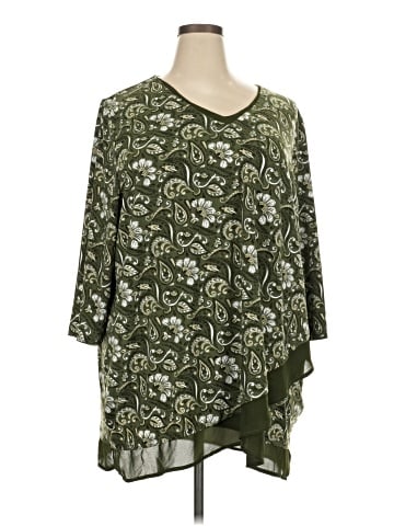 Catherines 3/4 Sleeve Blouse (view 1)