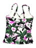 Assorted Brands Floral Green Swimsuit Top Size L - photo 2