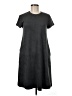 J. McLaughlin Solid Gray Casual Dress Size M - photo 1