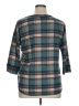 Jessy B Plaid Teal Pullover Sweater Size XL - photo 2