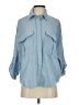Blu Pepper 100% Polyester Blue 3/4 Sleeve Blouse Size S - photo 1