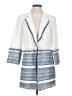 Chico's 100% Cotton White Coat Size M - photo 1