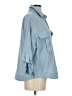 Blu Pepper 100% Polyester Blue 3/4 Sleeve Blouse Size S - photo 4