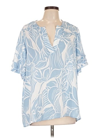 Cynthia Rowley TJX Short Sleeve Blouse (view 1)