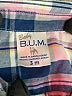 B.U.M. Baby Blue Short Sleeve Button-Down Shirt 0-3 MO / 3 MO - photo 3
