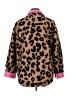 Unbranded 100% Polyester Animal Print Pink Jacket Size XL - photo 2