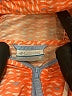 Columbia 100% Polyester Print Orange Windbreaker Size M - photo 6