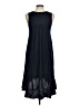 PREMISE 100% Rayon Solid Blue Casual Dress Size M - photo 2