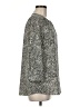 Carolina Belle Animal Print Gray 3/4 Sleeve Blouse Size M - photo 4