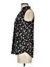 Van Heusen 100% Polyester Floral Black Sleeveless Blouse Size XXS - photo 5