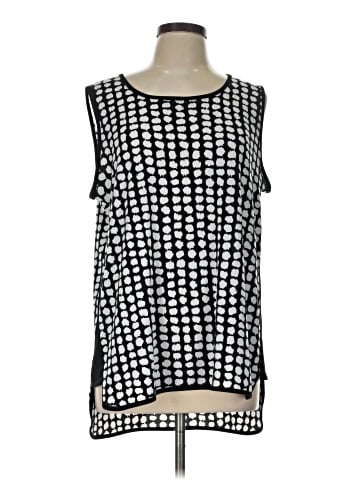 Susan Graver Sleeveless T-Shirt (view 1)