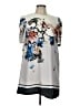 Zara Basic Print Gray Casual Dress Size L - photo 1