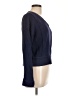 Lucky Brand Solid Blue Pullover Sweater Size L - photo 4